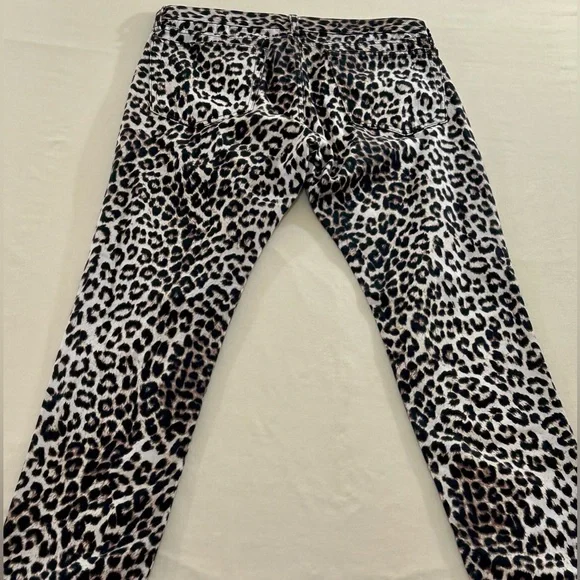 Rag & Bone Boyfriend Snow Leopard Print Womens Pants Size 28 - Picture 4 of 14